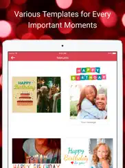 birthday card maker - personal greeting cards, thank you cards and photo ecard for special occasion ipad images 3