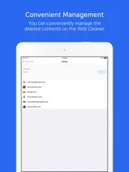 web cleaner - select and delete ads on browser ipad images 4