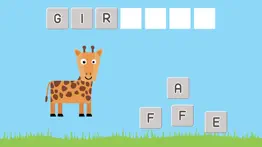 my first words animal - easy english spelling app for kids hd iphone images 3