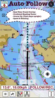 i-boating: canada & usa - marine / nautical navigation charts for fishing & sailing iphone images 1