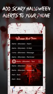 halloween alert tones - scary new sounds for your iphone iPhone Captures Décran 1
