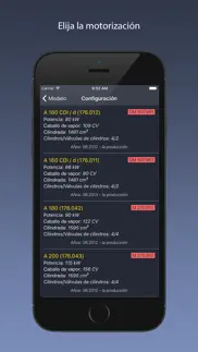 techapp para mercedes iphone capturas de pantalla 2