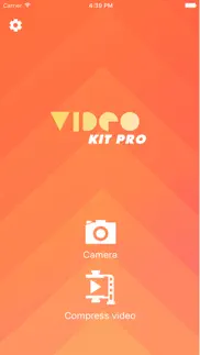 videokit - a toolkit for capturing video in small size or compressing your video library iPhone Captures Décran 1