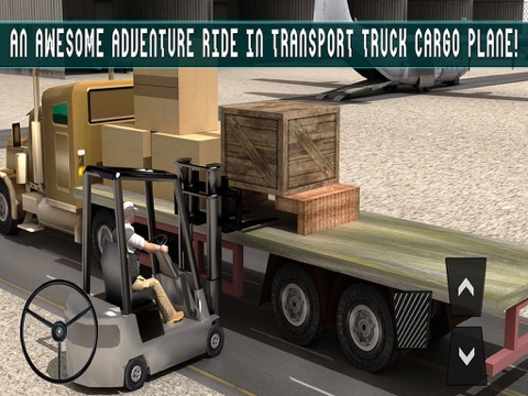 transport truck cargo plane 3d ipad images 1