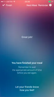 bariatric meal timer iPhone Captures Décran 4