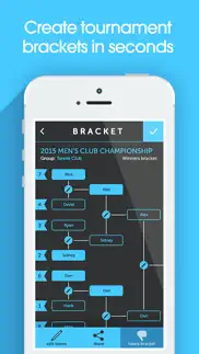 my bracket + tournament manager for amateur sports iphone images 1