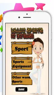 learn sports in english for kid iphone images 1