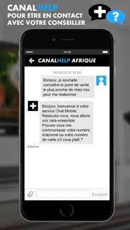 canal help afrique, l'application pour être en contact avec votre conseiller iPhone Captures Décran 2