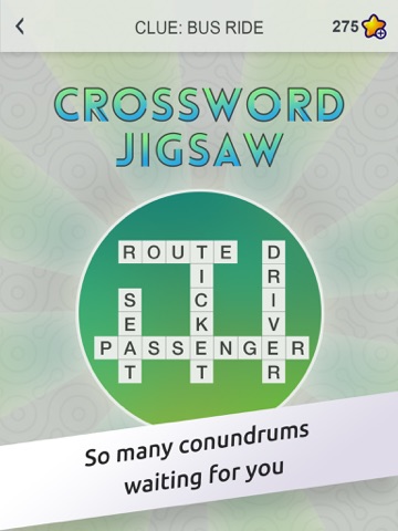 crossword jigsaw - word search and brain puzzle with friends ipad images 3