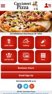 cacciatori pizza iPhone Captures Décran 1