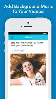 add sound to video - music iphone capturas de pantalla 1