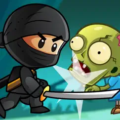 ninja kid vs zombies - 8 bit retro game logo, reviews