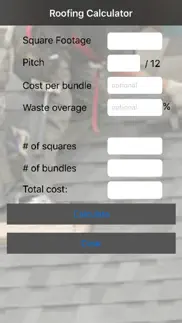 roofing calculator iphone images 2