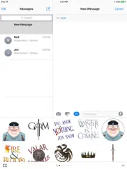 george r. r. martin stickers ipad images 1