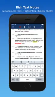 audionote lite - notepad and voice recorder iphone images 2
