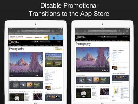mblocker - ads free web browsing iPad Captures Décran 2