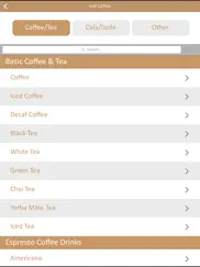 caffeine tracker - track caffeine in body ipad images 2