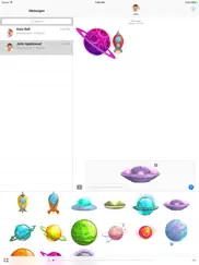 alien planets - stickers for imessage ipad images 1