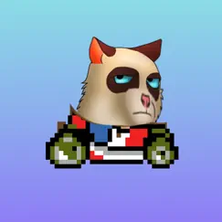 angry cat cart racing logo, reviews