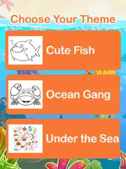 sea animals coloring pages for preschool and kindergarten hd free ipad images 2