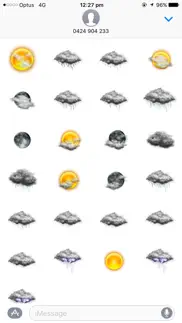 weather stickers for message iphone bildschirmfoto 2