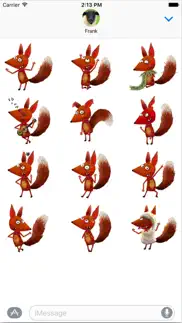 little fox stickers iphone resimleri 1