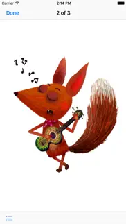 little fox stickers iphone resimleri 2