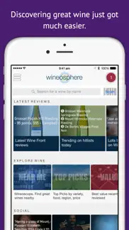 wineosphere wine reviews for australia & nz iPhone Captures Décran 1
