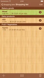 shoppinglist lite edition iphone images 1