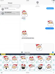santamojis - add cool santa emojis to messages ipad images 4