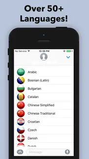 speech and text translator for imessage iPhone Captures Décran 3