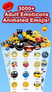 emoticons keyboard pro - adult emoji for texting iphone capturas de pantalla 2