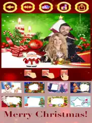 marcos de fotos de feliz navidad - crear tarjetas ipad capturas de pantalla 2