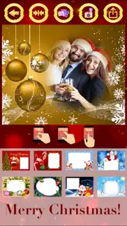 merry christmas photo frames - create cards iphone images 4