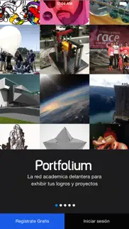 portfolium iphone capturas de pantalla 1