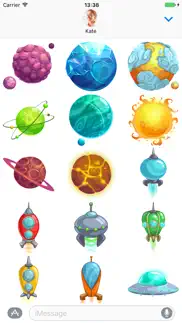 alien planets - stickers for imessage iphone images 2