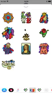 colorfy stickers iphone resimleri 2