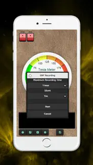 tesla - metal detector and magnetic field recorder iPhone Captures Décran 4