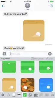 golfmoji - golf emojis and stickers iPhone Captures Décran 1