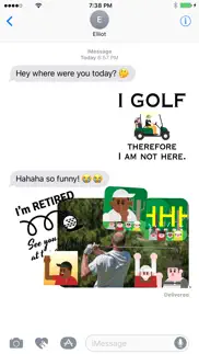 golfmoji - golf emojis and stickers iPhone Captures Décran 3