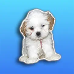 pupoji - cute dog emoji keyboard puppy face emojis logo, reviews