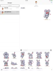bunny - stickers for imessage ipad images 2