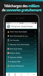 free ringtone downloader - download the best ringtones iPhone Captures Décran 1