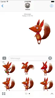 little fox stickers iphone resimleri 4