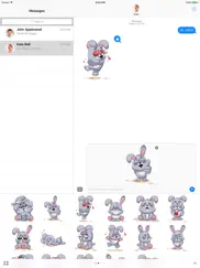 bunny - stickers for imessage ipad images 3