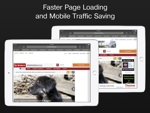 mblocker - ads free web browsing iPad Captures Décran 3
