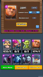 ultimate calculator for clash royale iphone images 2