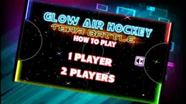 neon air hockey glow in the dark space table game iphone images 1