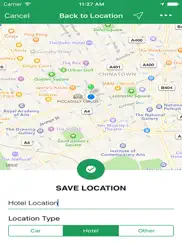 simple location tracker - track and find car parking with gps map navigation ipad images 4