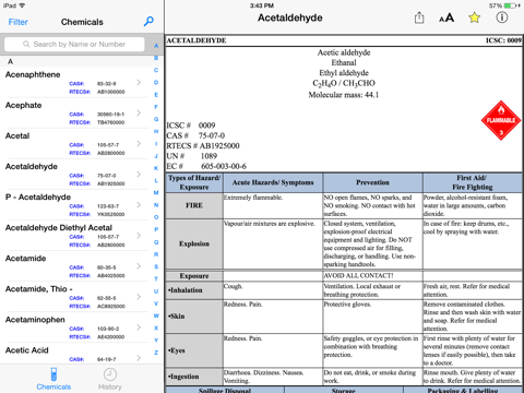 chemical safety data sheets - icsc ipad images 1
